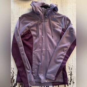 Light-weight Purple North Face zip-up